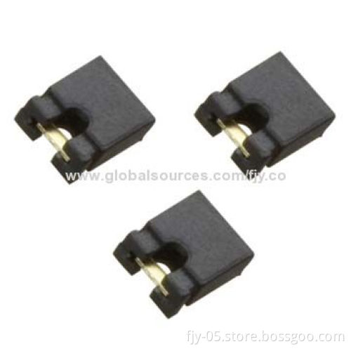 2.54mm Mini Jumper Two Circuit Shunt Connectors with 3A Current Rating